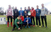 Vítězné družstvo krajského finále středoškolského atletického poháru